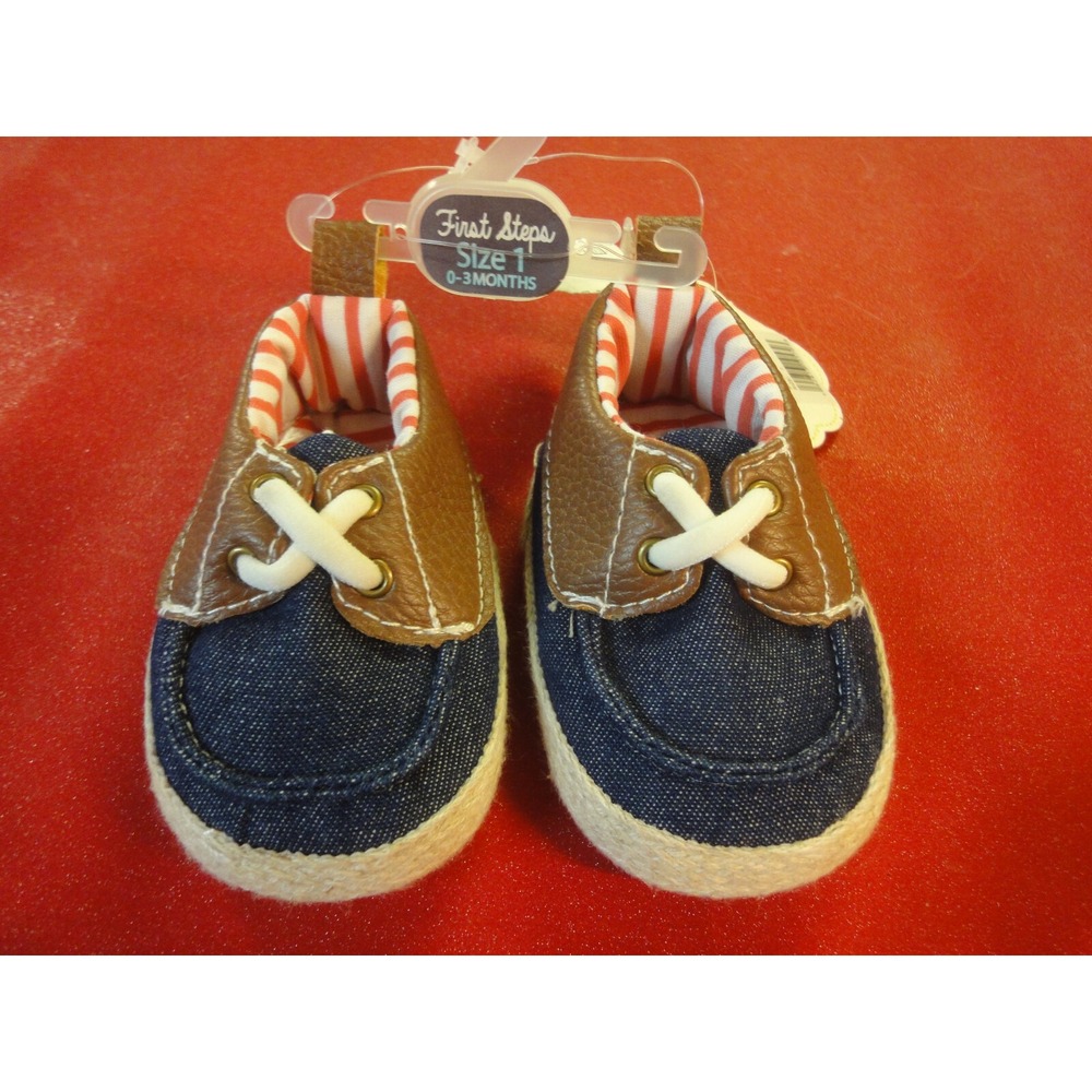 First steps by stepping stones baby shoes size 1 0-3 months NWT